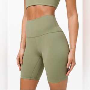 lululemon athletica Rosemary Green Bike Shorts